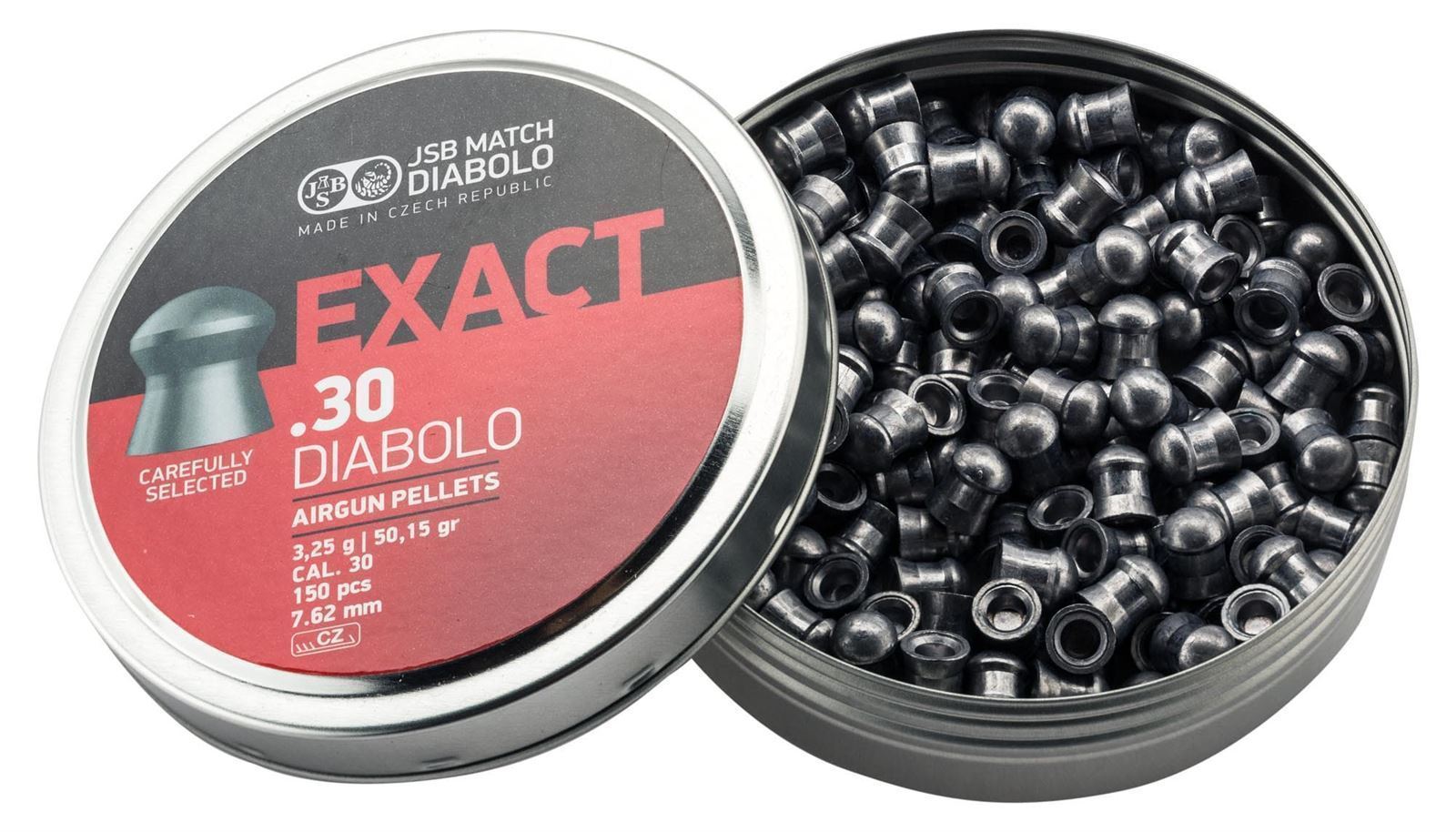 Balines JSB EXACT DIABOLO .30 Cal. 7,62  (2,90 g./44,75 grains) - Imagen 2