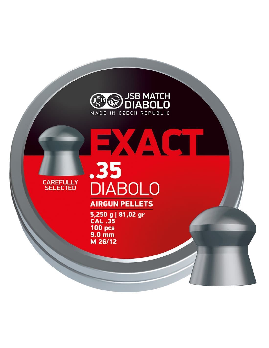 Balines JSB EXACT DIABOLO .35 (9mm) - Imagen 1