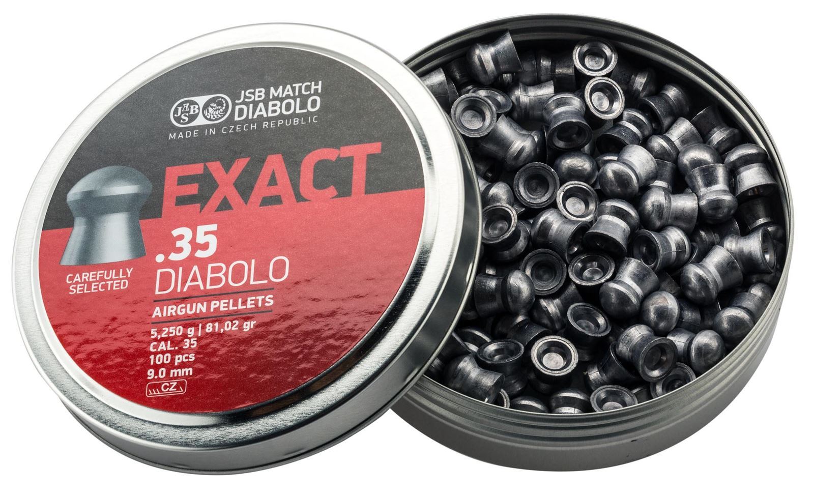 Balines JSB EXACT DIABOLO .35 (9mm) - Imagen 2