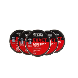 Balines JSB EXACT JUMBO HEAVY DIABOLO Cal. 5,5 18,13g. (Lata 500 Unidades) - Imagen 2