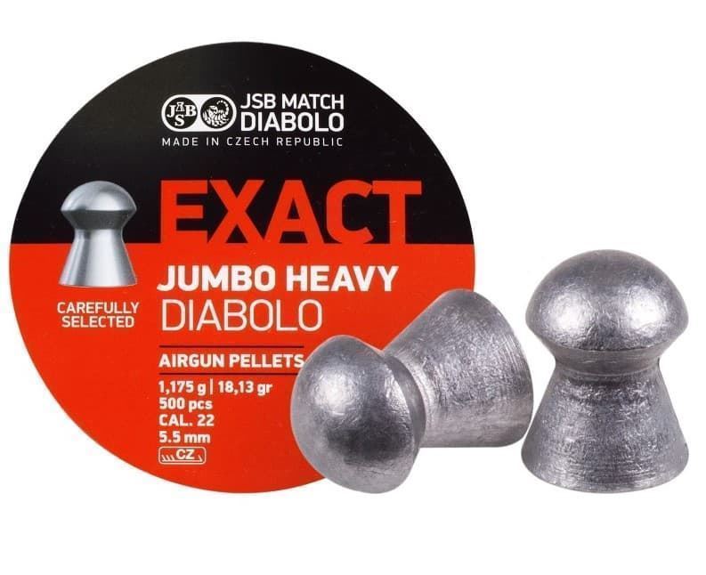 Balines JSB EXACT JUMBO HEAVY DIABOLO Cal. 5,5 18,13g. - Imagen 2