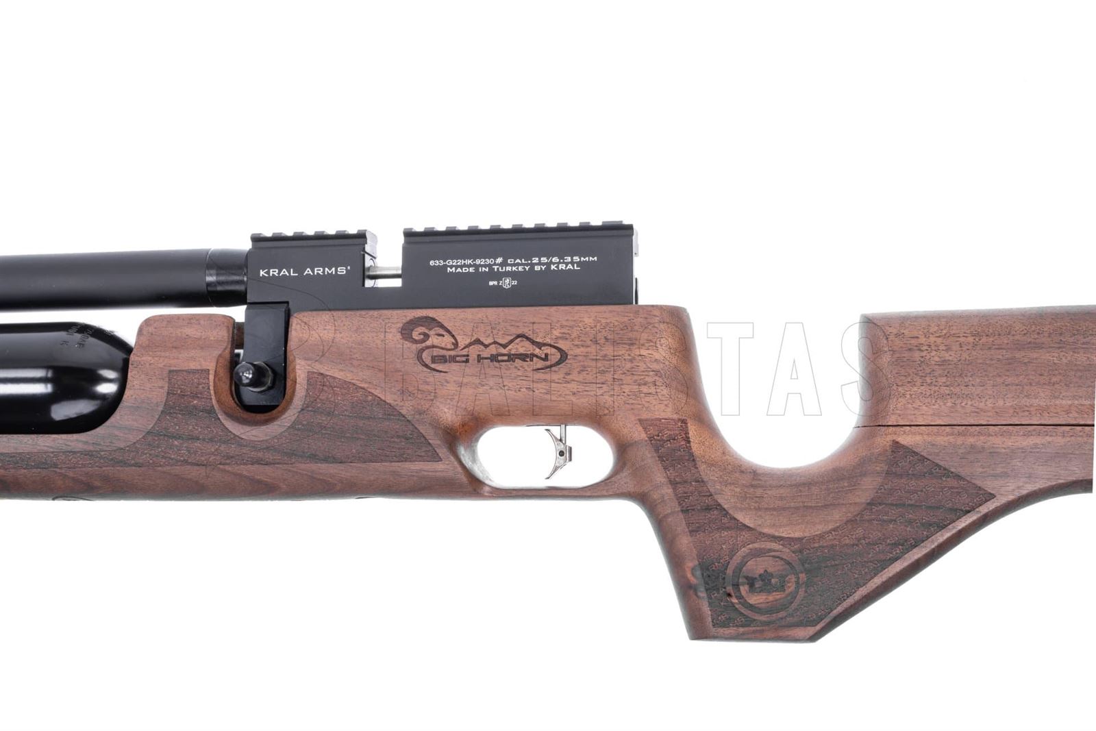 KRAL BIGHORN cal 7.62 mm (.30) carabina PCP - Imagen 3